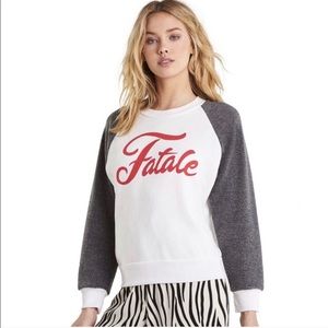 NWT WILDFOX M FATALE SWEATSHIRT